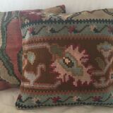 Lot of two Kilim cushion covers, 40-40cm