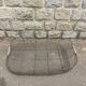Large vintage metal mesh harvest basket