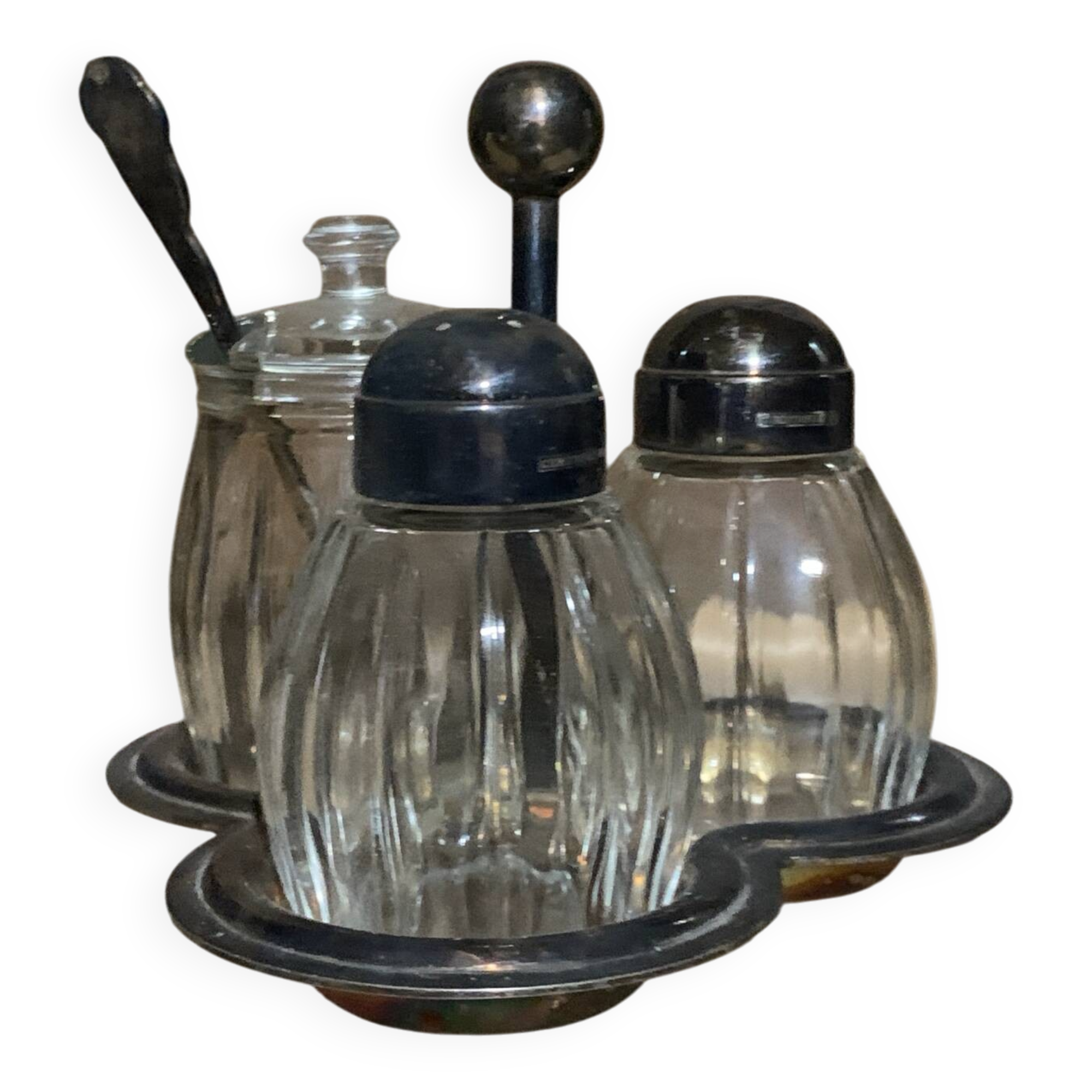 Servant Christophle Salt, pepper, mustard