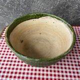 Old glazed pot cover