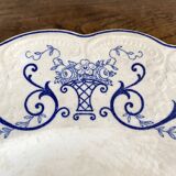Round ironstone dish Sarreguemines model Corbeille