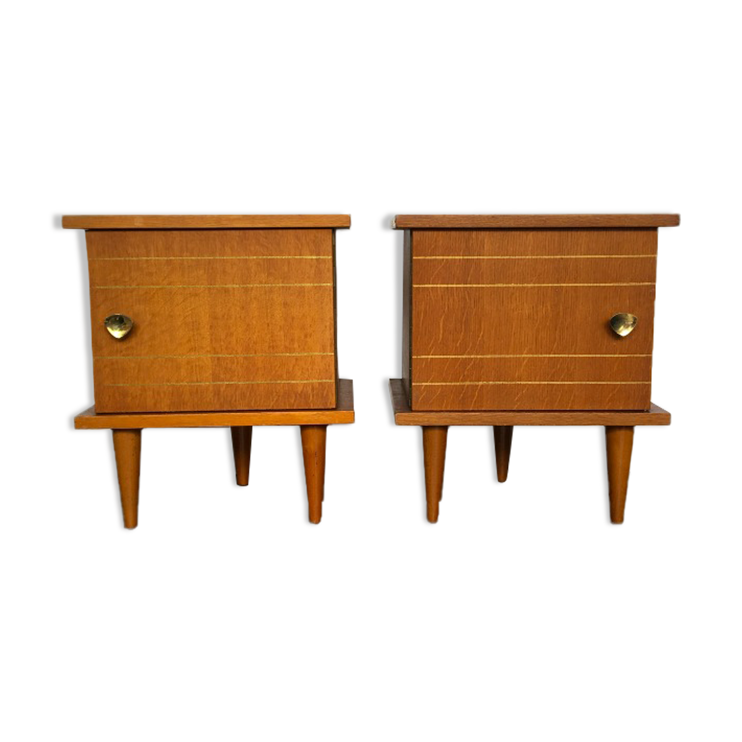 Pair of bedside tables in the 50s