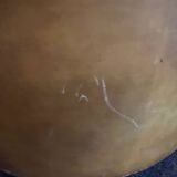 POLTRUNA 70's leather boudoir armchair