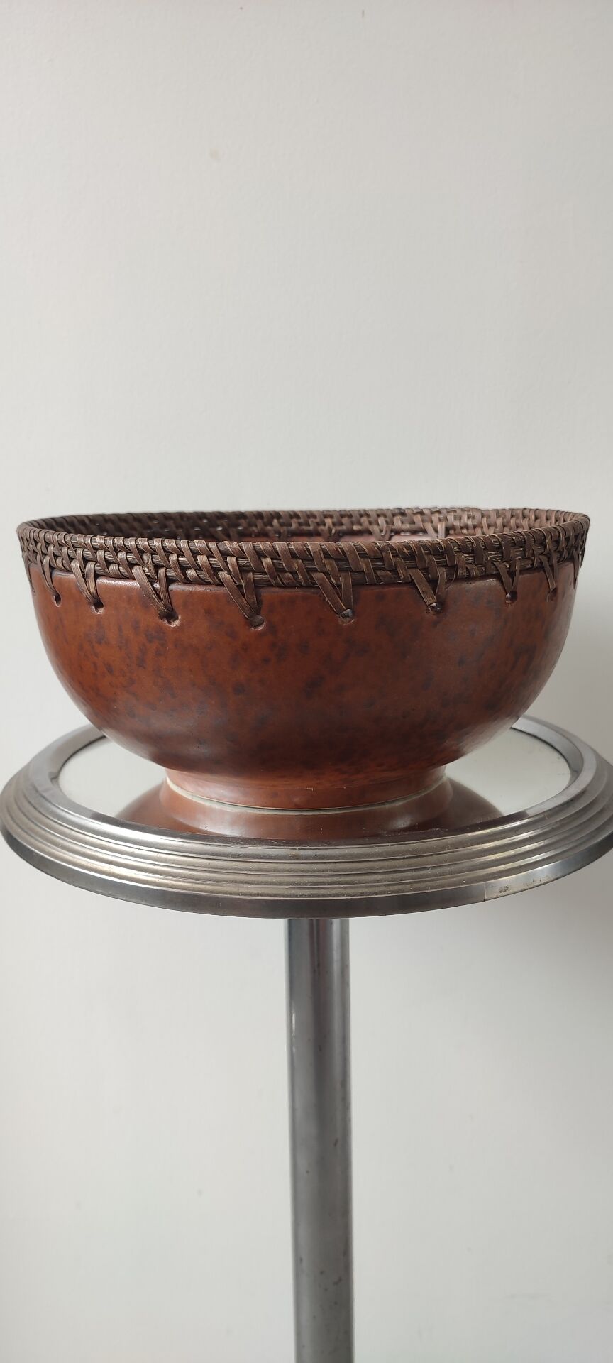 Rinjani pottery coupe Lombok Indonesia Clay and rattan