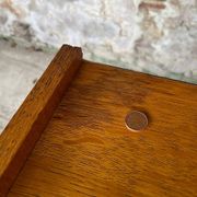 Vintage Scandinavian style oak chest of drawers circa 70's