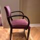 4 bridge chairs covered in Pierre Frey fabric.