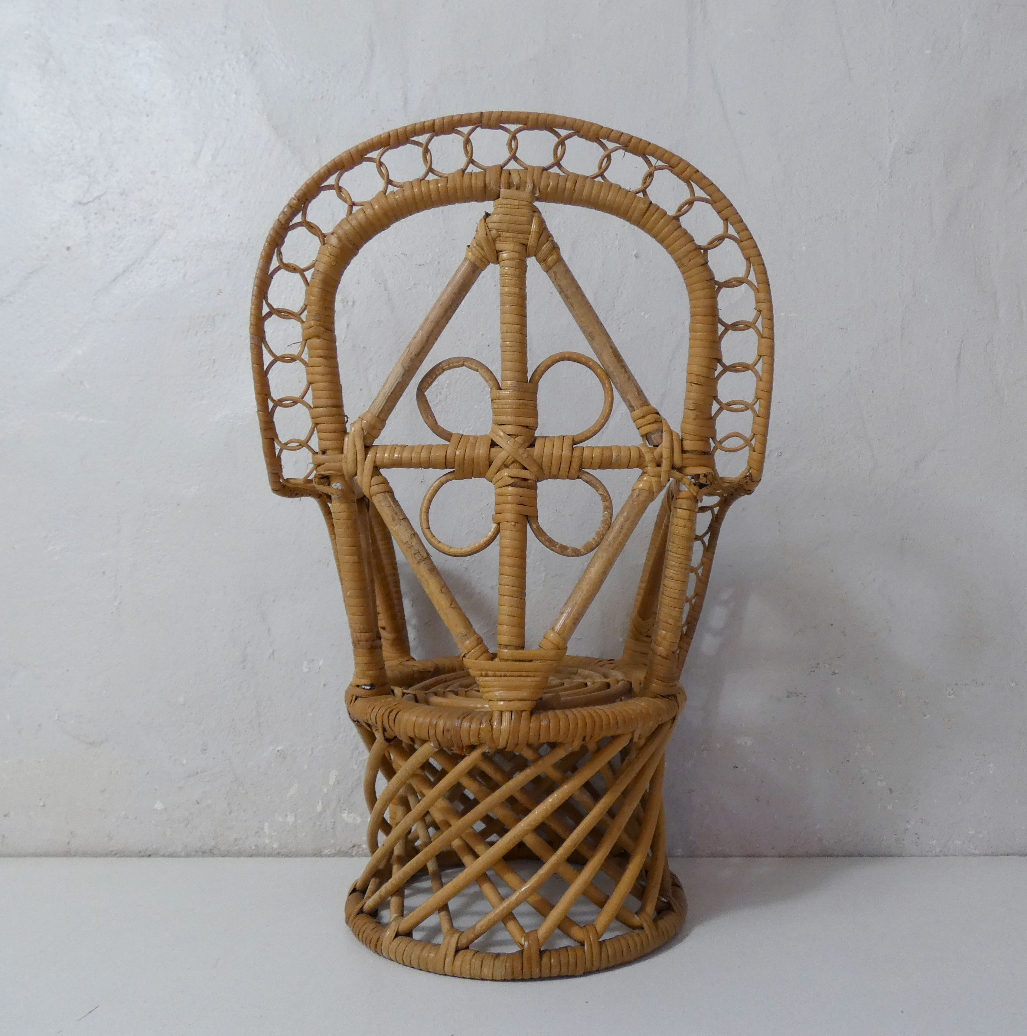 Emmanuelle armchair in rattan