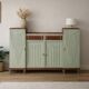 Renovated antique Art Deco sideboard – Lizard Green (Pure & Paint)
