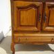 Small oak sideboard, rotating tray