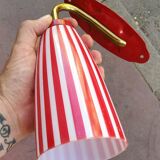 Pair of opaline wall lamps 1960