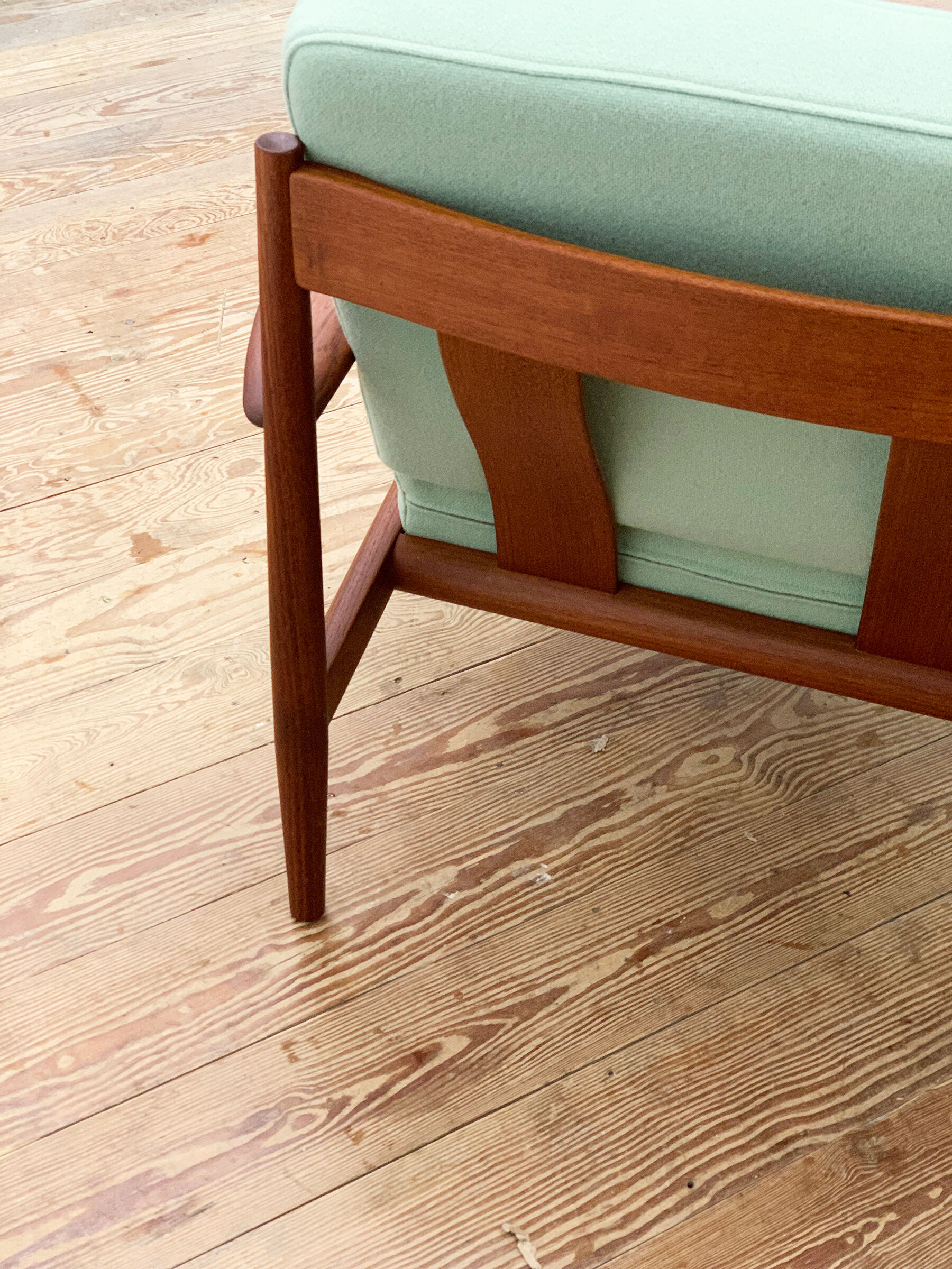 Mid Century Modern Teak armchair or easy chair by Grete Jalk for France & Son, Danish Design, 1950er