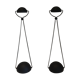 Pair of Meridiana articulated desk lamps by Paolo Piva for Stephano Cevoli, 1980