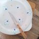 Blue pie dish Belgian manufacture Boch