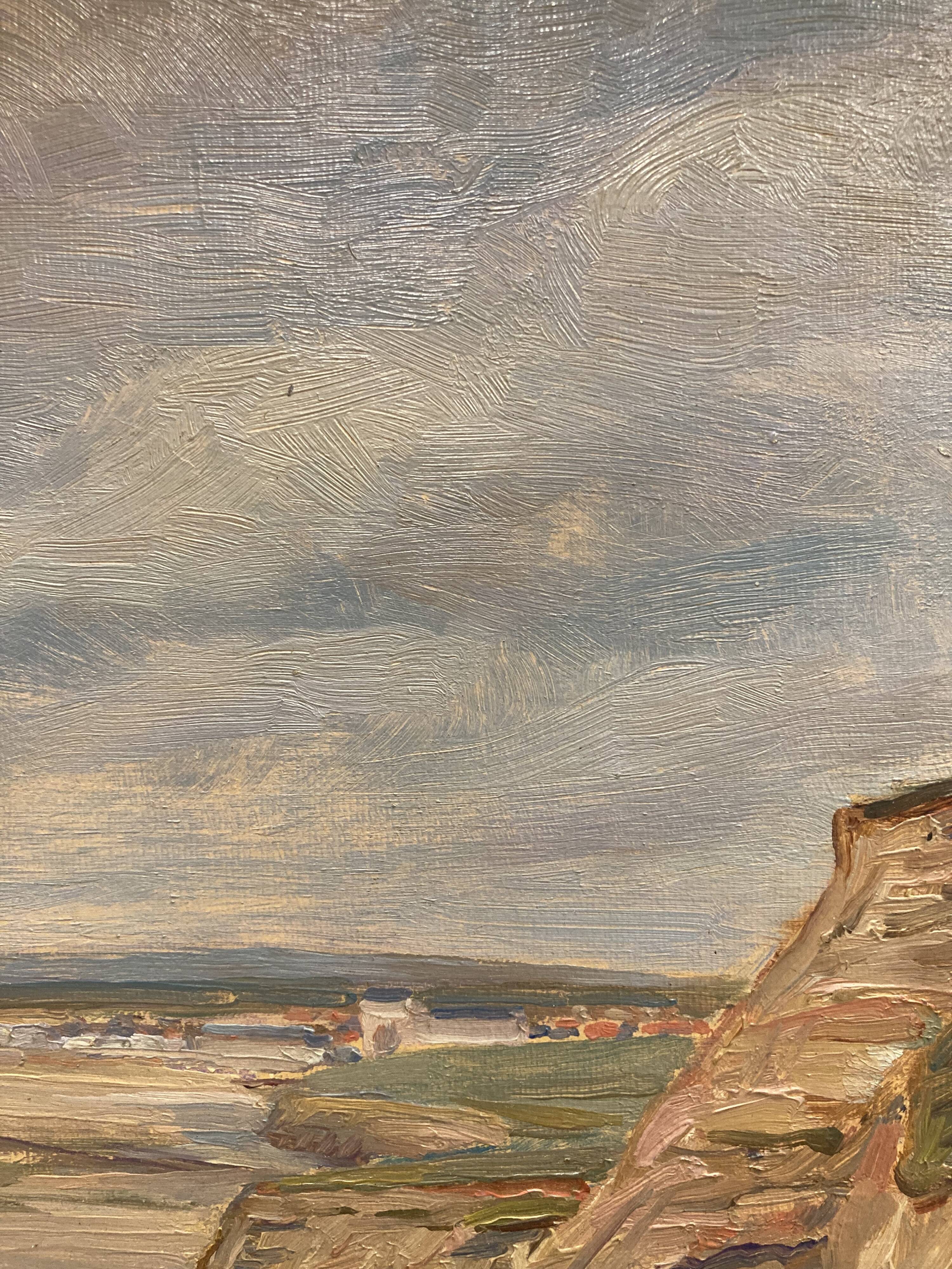 Vintage Seaside Painting