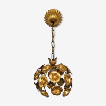 Italian suspension golden flowers