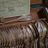Christofle silver-plated cutlery set Vendôme 61 pieces