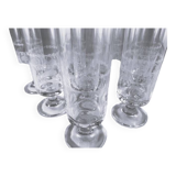 8 Vintage Champagne Flutes