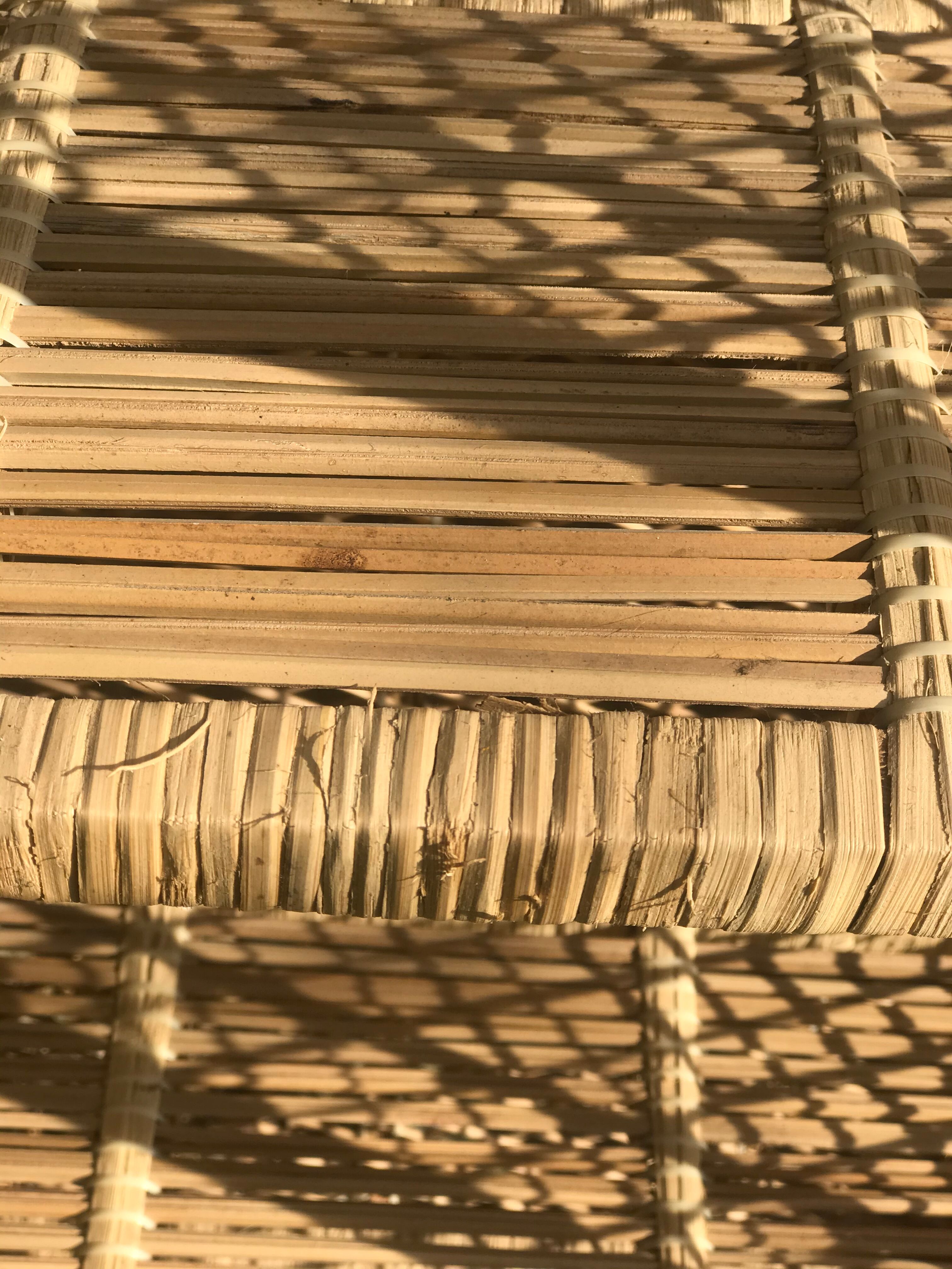 Vintage rattan cabinet