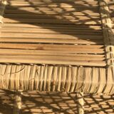 Vintage rattan cabinet