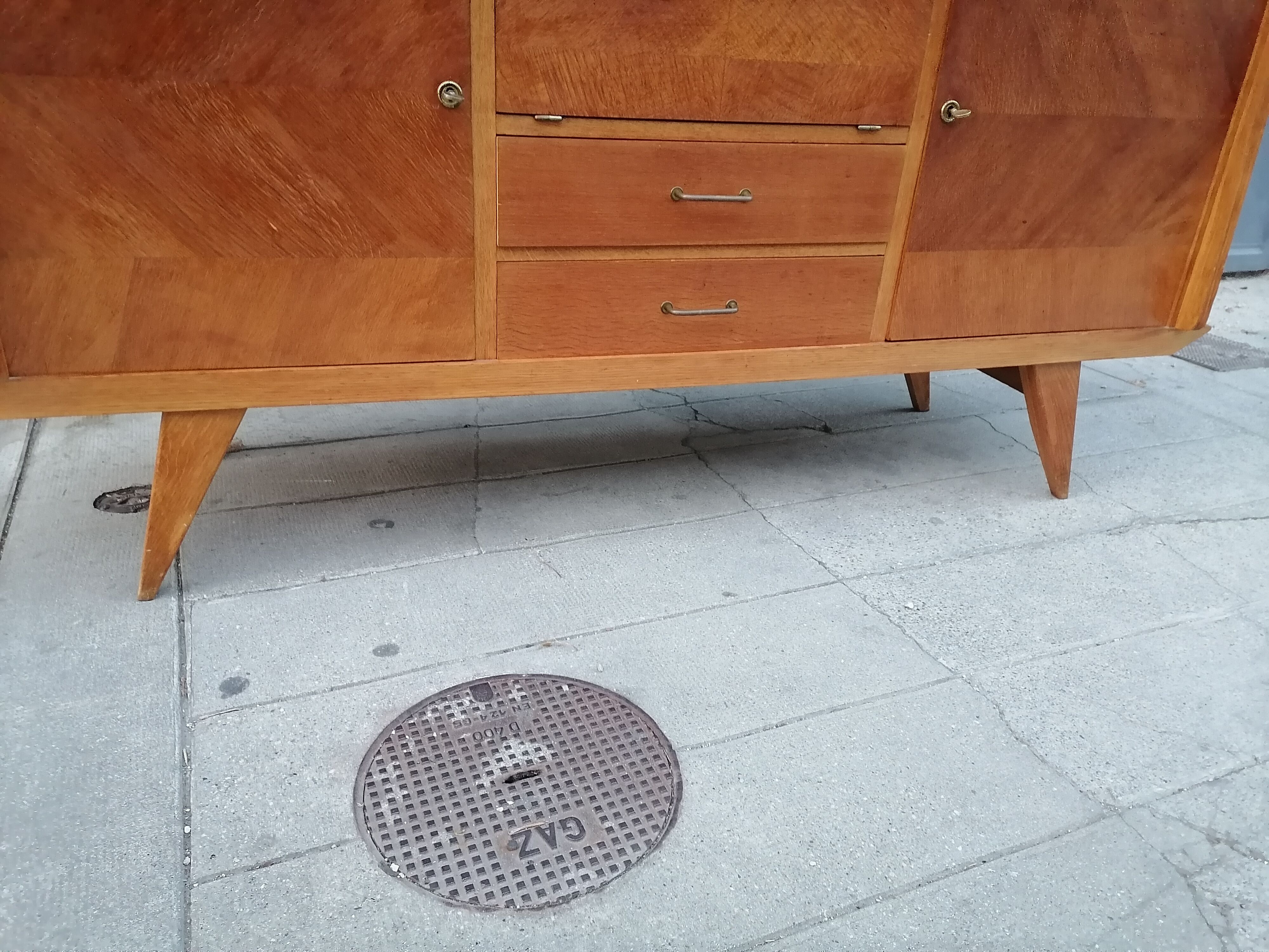 Old buffet foot compass. 1960