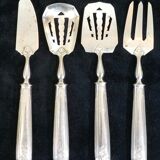 Service cover has mignardises art deco solid silver stuffed minerve