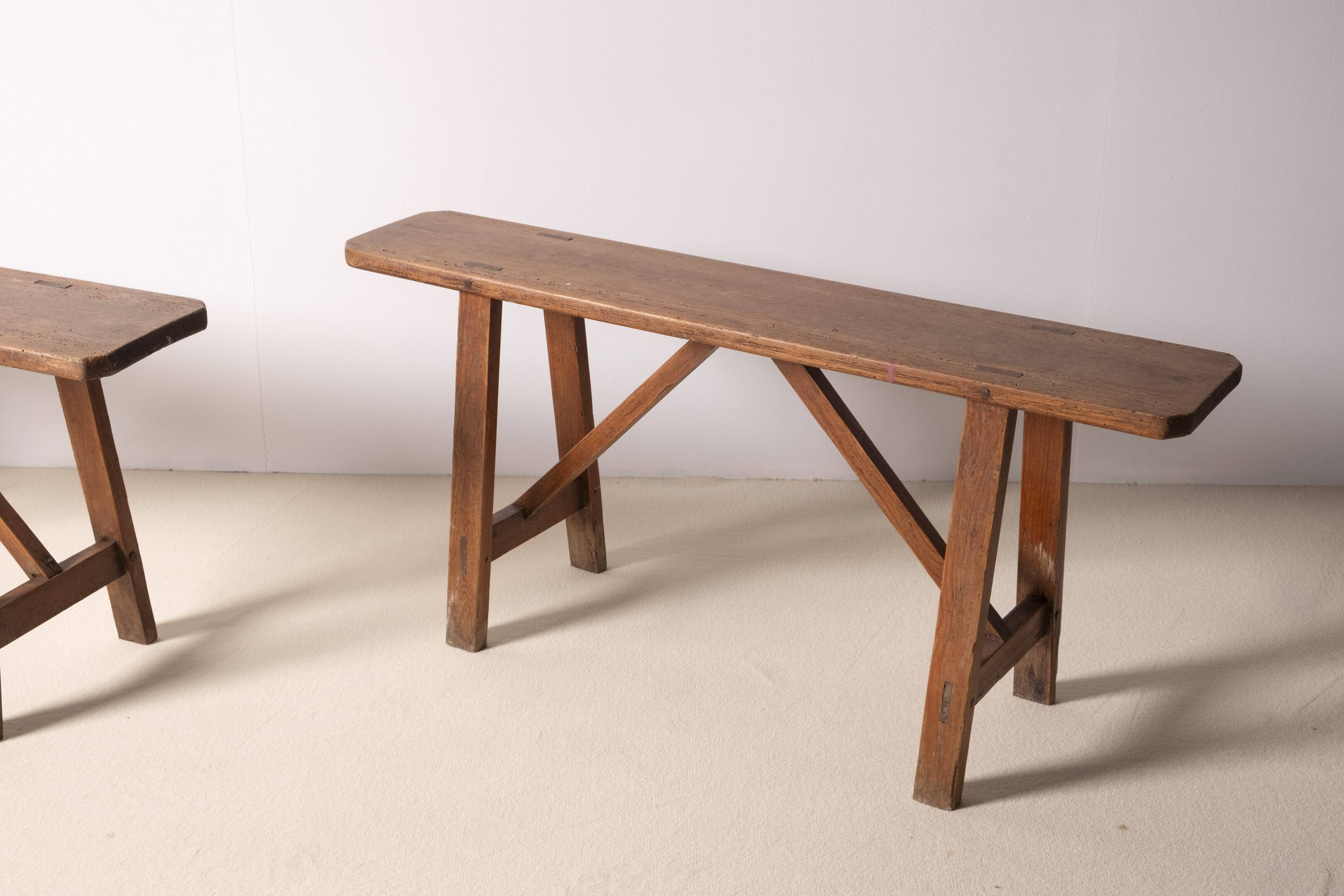 Pair of 19th Century French Benches