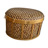 Wicker and bamboo chest