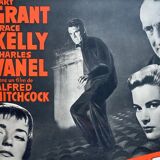 Original movie poster "La Main au Collet" Alfred Hitchcock, Grace Kelly 60x80cm 1955