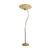 Brass and opaline lamppost