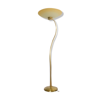 Lampadaire laiton et opaline