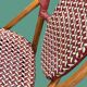Pair of antique bistro terrace chairs