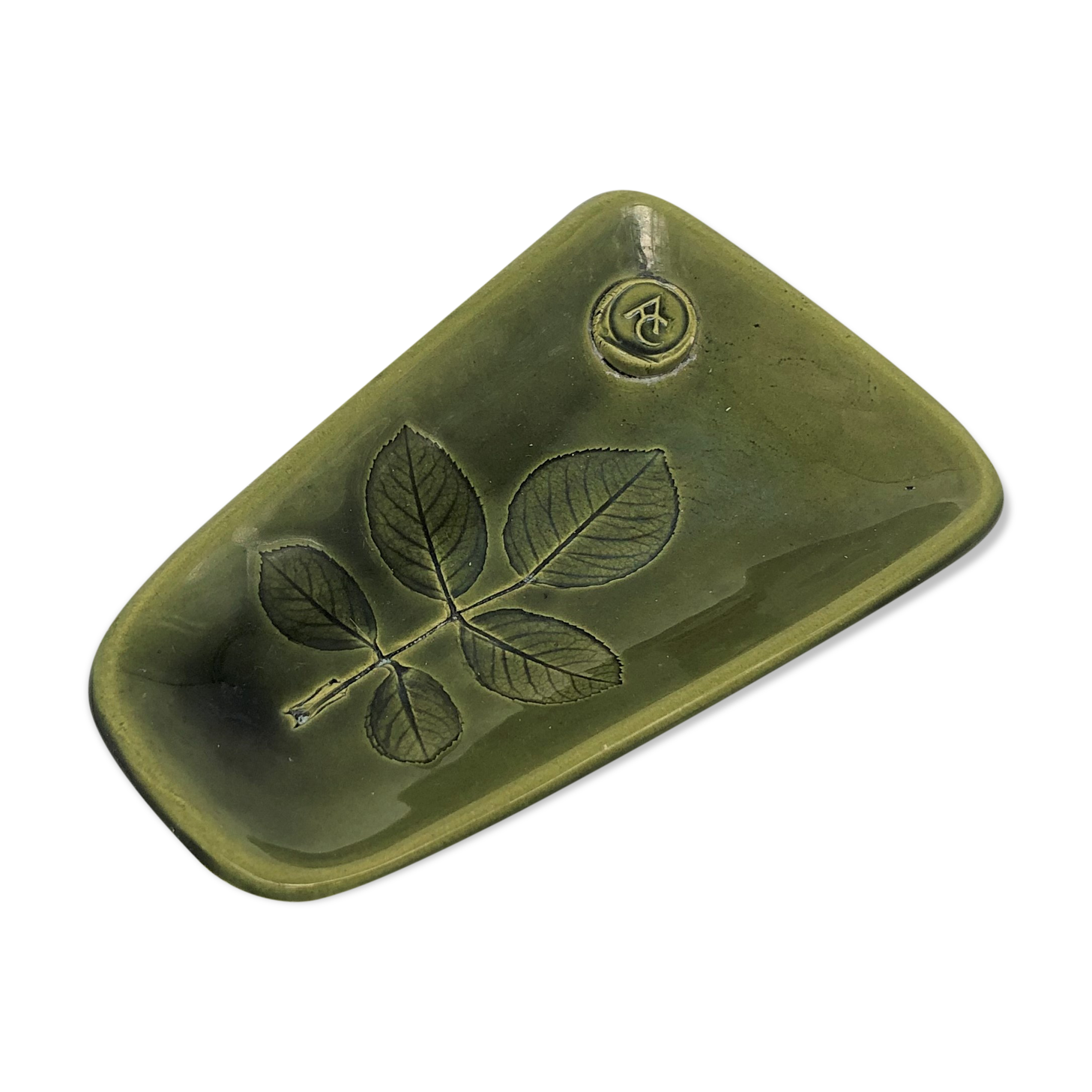 Ceramic "Herbier" trinket bowl by Roger Capon, circa 1950