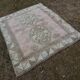 Vintage Turkish Oushak rug 121x140 cm