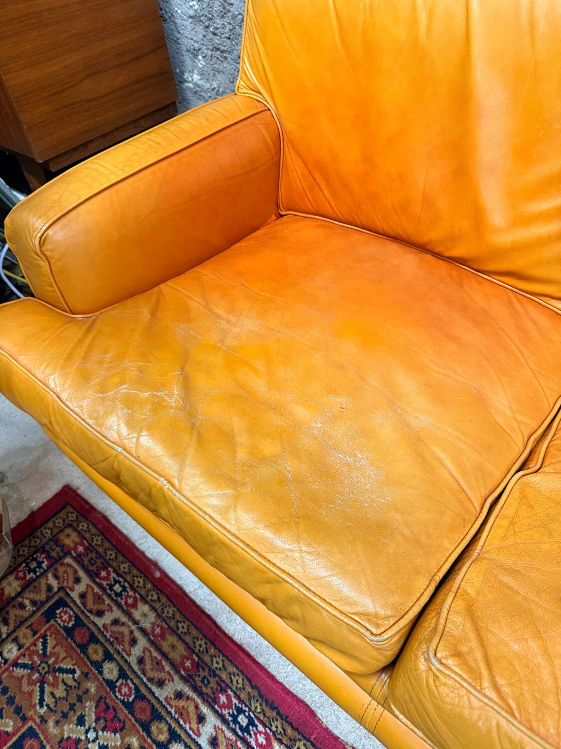 Sofa set + 2 vintage armchairs Roche Bobois - 1970
