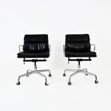 Set of 2 Armchairs by Charles & Ray Eames for Ring Mobelfabrikk Norway, 1970s