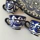 Tray and 6 vintage mini cups – St Jean de Bretagne – Model 1003
