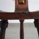 Brutalist Tripod Chair in Sculpted Wood, France