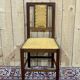Series of 4 Art Deco mahogany chairs from the 1950s