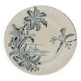 Assiette plate ancienne
