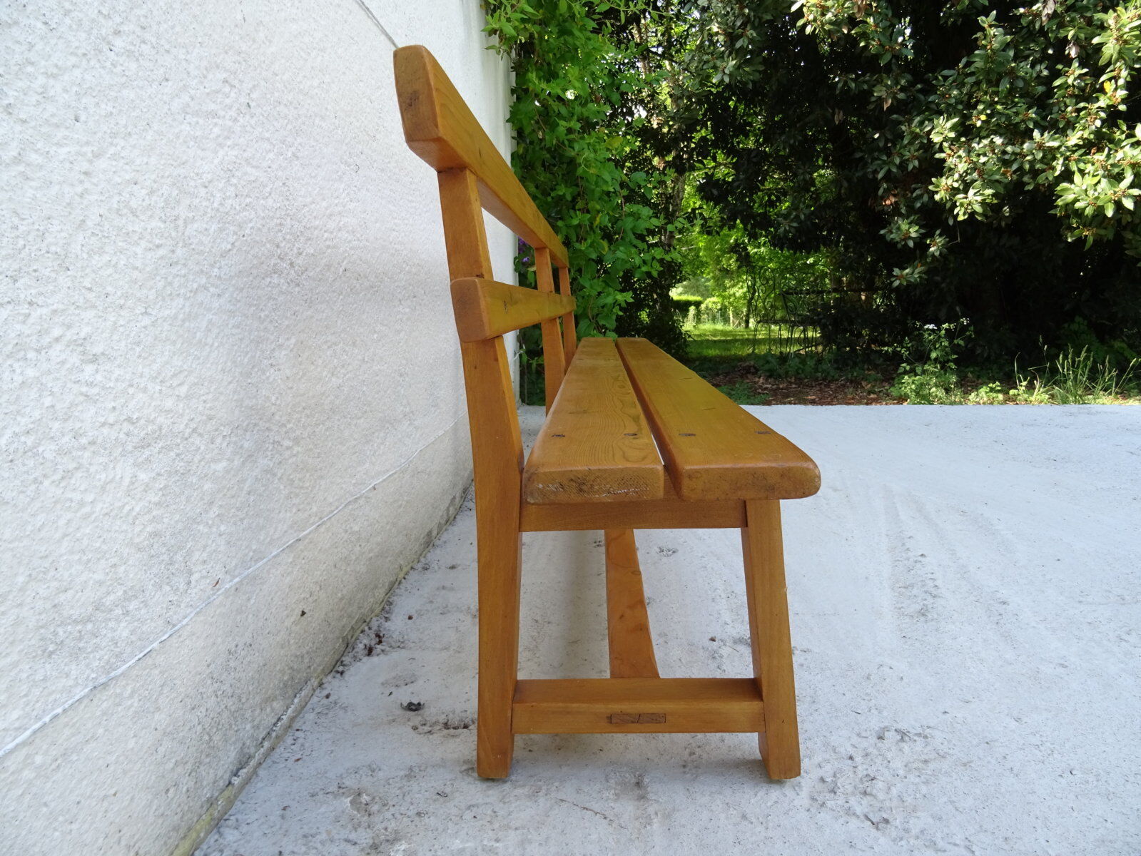 Kindergarten bench solid wood