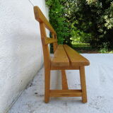 Kindergarten bench solid wood