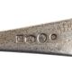 Fourchette et cuillère en argent néerlandais antique, début des années 1900.