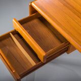 Vintage Danish cabinetmaker desk in teak, 1950s