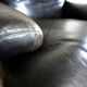 Vintage leather club chair
