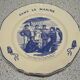 6 dessert plates Lunéville marine theme
