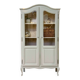 Vintage display case in Caiman green