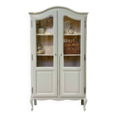 Vintage display case in Caiman green