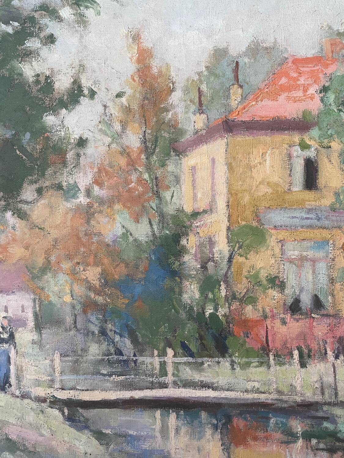 Huile sur toile début XXeme
