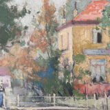 Oil on canvas, early 20th century