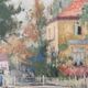 Huile sur toile début XXeme